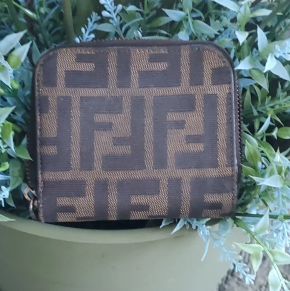 Fendi Zucca Monogram Compact Zippy Wallet - Picture 14 of 15